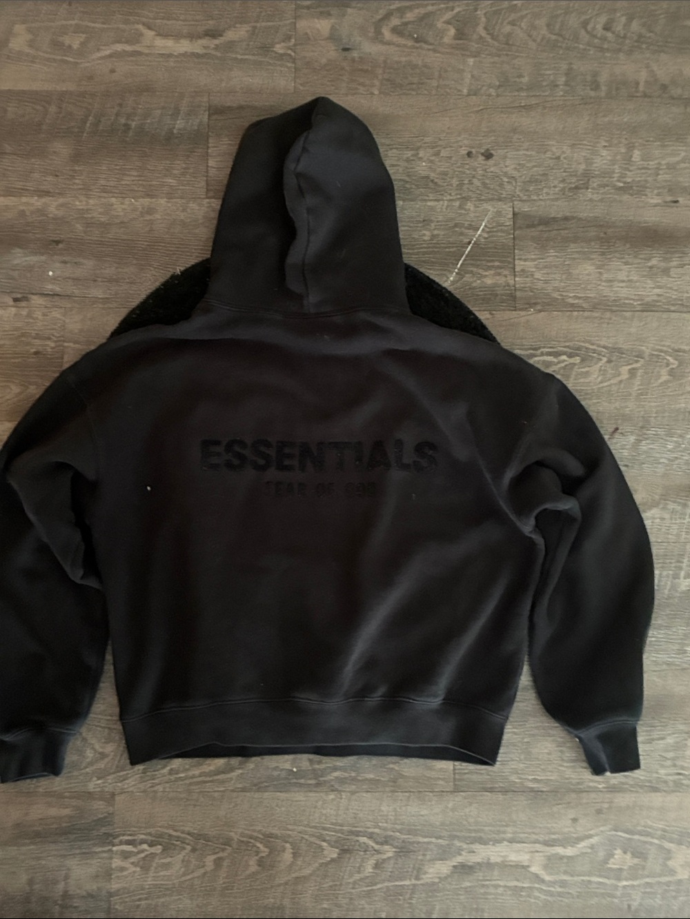 Essentials Black Pullover Hoodie - Picture 4 of 4